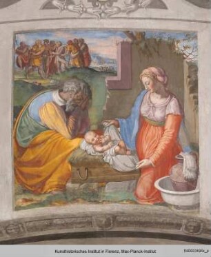 Szenen aus dem Alten und Neuen Testament : Christusszenen : Geburt Christi