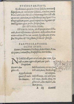 Partes Orationis. Octo Svnt.