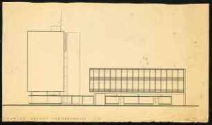 Wohnhaus, Württembergische Straße, Pariser Straße, Berlin-Wilmersdorf: Ansicht zur Pariser Straße 1:50