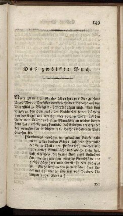 Das zwölfte Buch.