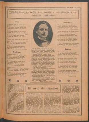 Vicente Bove, el poeta del soneto y las modernas corrientes literarias