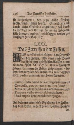LXXX. Das Zerreissen der Felsen