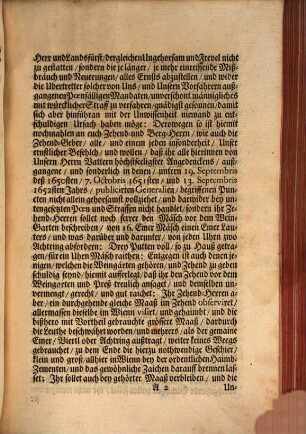 Röm. Kayserl. Majest. verneuerte Zehent-Ordnung des Erzherzogthum Österr. o. d. E.