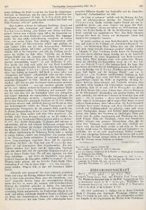 496-499 [Rezension] The Westminster historical atlas to the bible