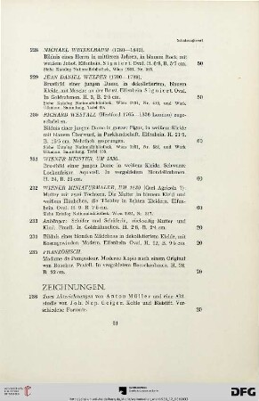 Zeichnungen (Nr. 236-245)