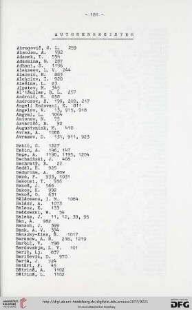 Autorenregister