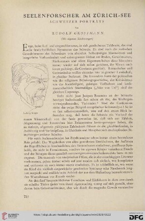 9: Seelenforscher am Zürich-See : Schweizer Porträts