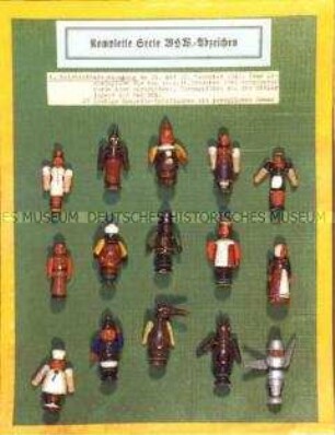WHW-Abzeichen, Kasperlefiguren, 4. Reichsstraßensammlung vom Dezember 1940, durchgeführt von der HJ