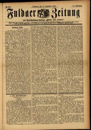 Ausgabe vom Dienstag, den 18. Dezember 1894.