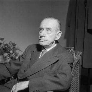 Porträts von Thomas Mann und seiner Frau Katia : Porträt von Thomas Mann