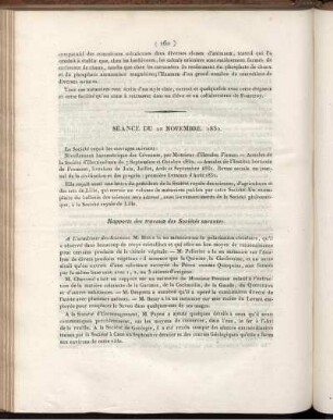 Séance Du 10 Novembre 1832