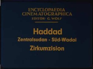 Haddad (Zentralsudan, Süd-Wadai) - Zirkumzision