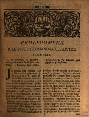 Introductio ad ius publicum romano-ecclesiasticum
