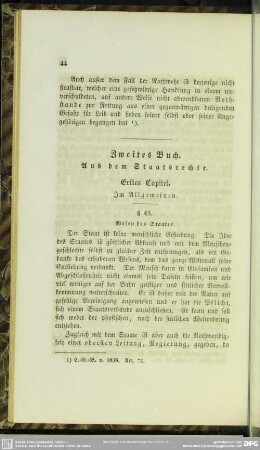 Zweites Buch. Aus dem Staatsrechte