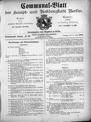 1882,30: No. 30, 23. Juli 1882