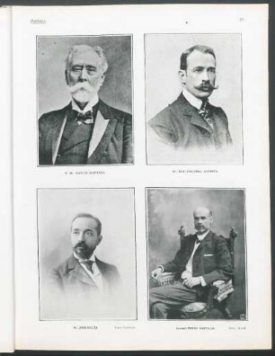 Dr. Manuel Quintana [y] Dr. José Figueroa Alcorta [y] Sr. José Balta [y] Coronel Pedro Portillo