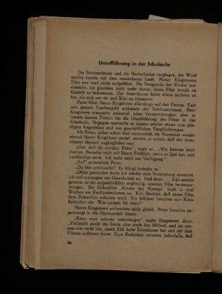Uraufführung in der Schulaula