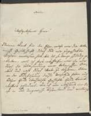 Brief von Pál Kitaibel an Heinrich Meyer