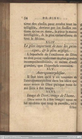 XLVi. Image de Dieu, image de l´home
