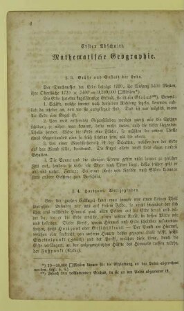 [Erster Theil. Allgemeine Geographie]