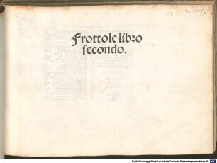 Frottole Libro .... 2. - (8.1.1504)