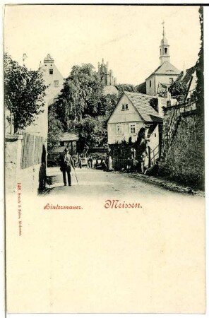 Meißen. Hintermauer
