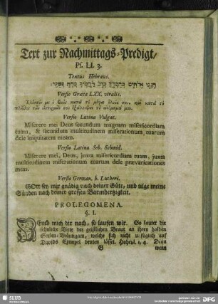 [Erklärung der Nachmittags-Predigt, Ps. LI. 3]