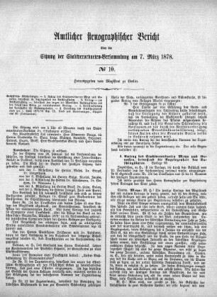 No 10, 7. März 1878