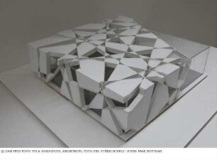 Serpentine-Pavillon - Modell des Gesamtgebäudes