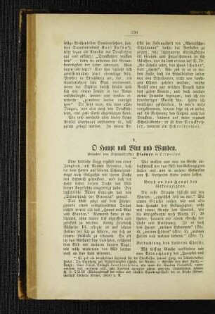 O Haupt voll Blut und Wunden