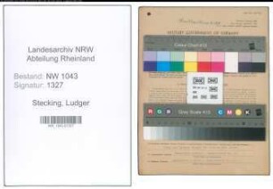 Entnazifizierung Ludger Stecking , geb. 23.12.1913 (Viehhaendler)