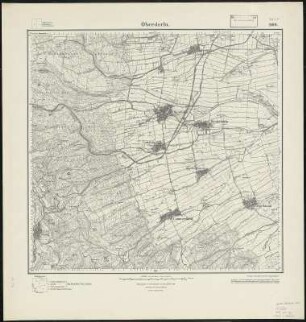 Meßtischblatt 2801 : Oberdorla, 1934 : Oberdorla. - Hrsg. 1909, einz. Nachtr. 1934. - 1:25000. - [Berlin]: Reichsamt für Landesaufnahme, 1934. - 1 Kt.