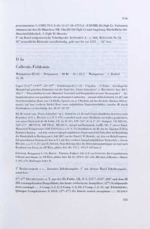 D 3a. Collectio Fuldensis