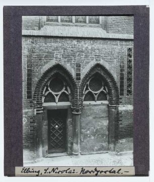 Elbing, St. Nikolai : Nordportal