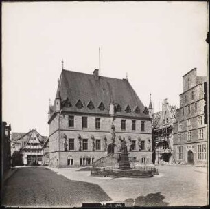 Rathaus mit Brunnen, Osnabrück: Ansicht