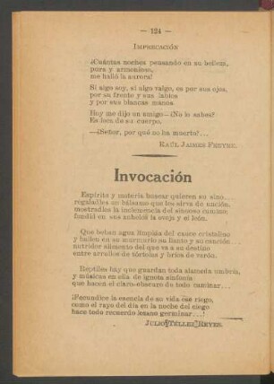 Invocación