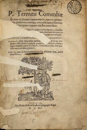 Terentii Comoediae sex