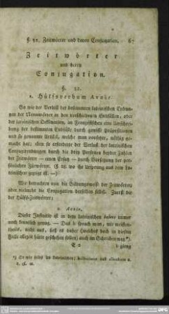 [§§. 32. - 35.] Zeitwörter und deren Conjugation