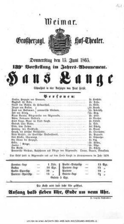 Hans Lange