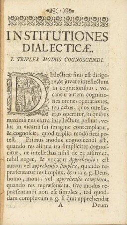 Institutiones Dialecticae.