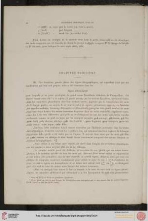Chapitre troisième