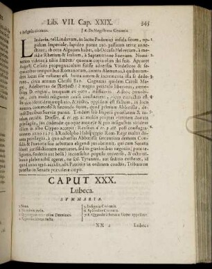 Caput XXX. [ - ] Caput XXXI.; Lubeca; Magdeburgum
