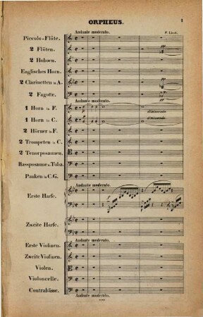 Symphonische Dichtungen für großes Orchester, 4. Orphée