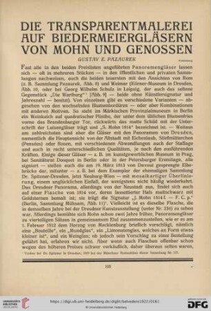 Die Transparentmalerei auf Biedermeiergläsern von Mohn und Genossen, [2]