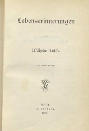 Lebenserinnerungen