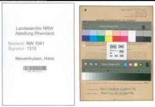 Entnazifizierung Hans Nievenhuisen , geb. 04.01.1910 (Mechaniker)