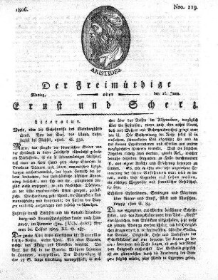 Nro. 119, Montag den 16. Juny 1806