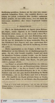 II. Bildhauerkunst