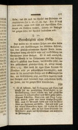 111-125, §. 10. Gerechtigkeit ohne Gesez.