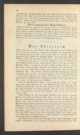 Das Thierreich